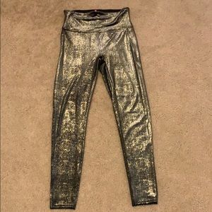 Spanx velvet shine leggings